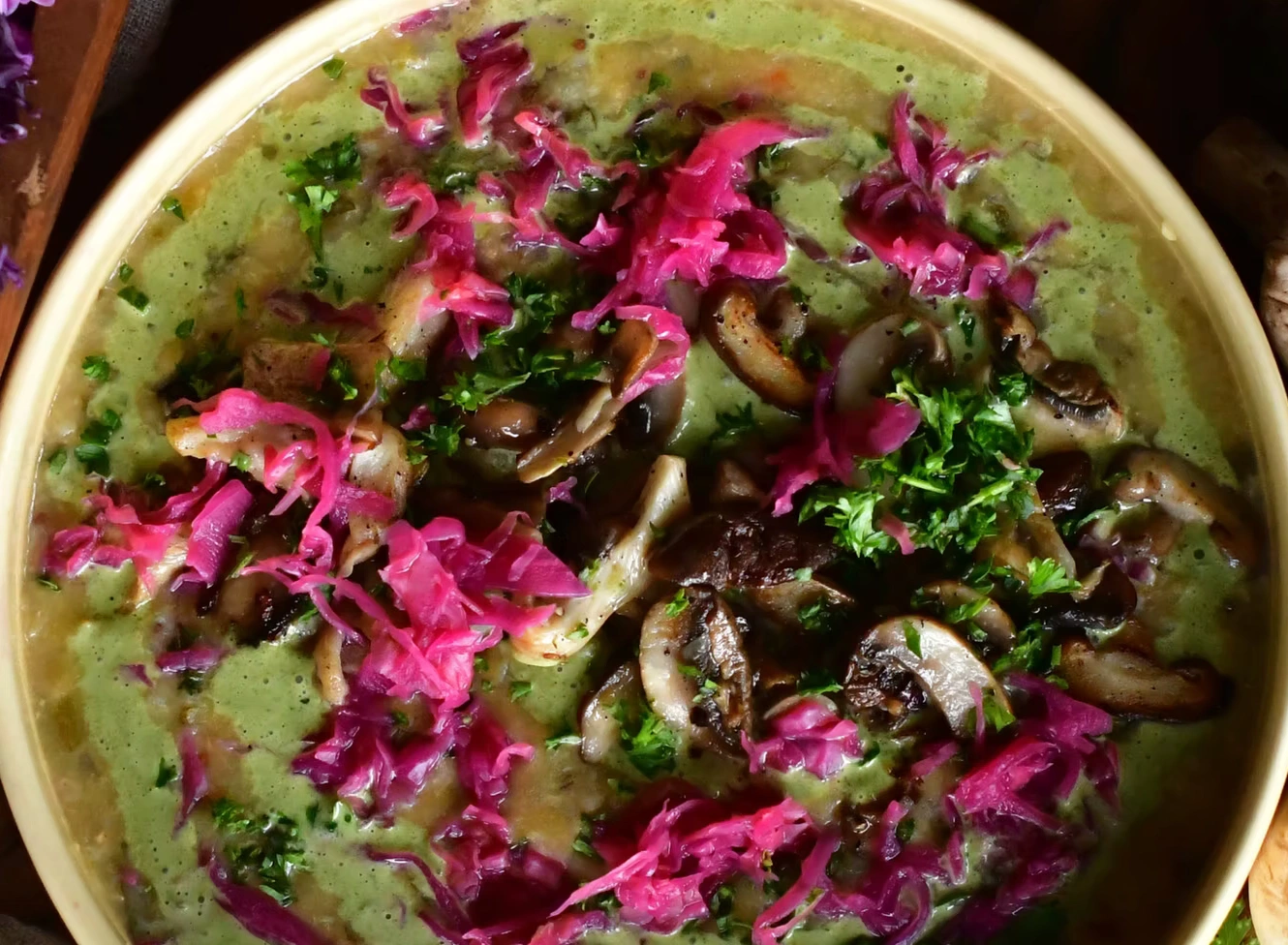 Zest Ubud plant-based restaurant overlooking Campuhan Valley