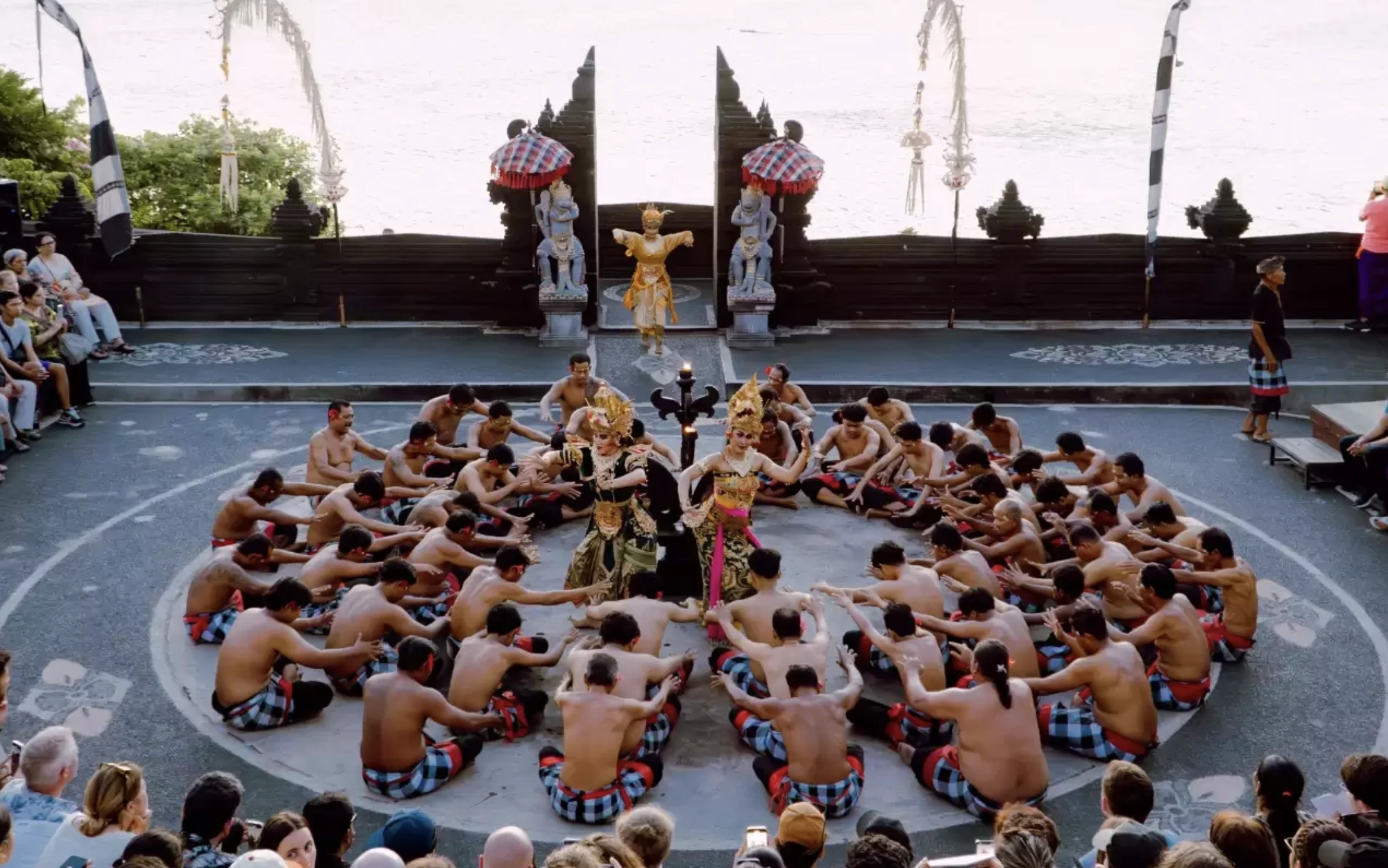 Kecak Dance at Uluwatu Temple amphitheater