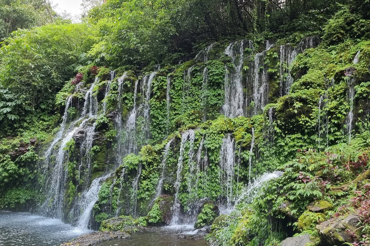 Banyu Wana Amertha Waterfall in North Bali
