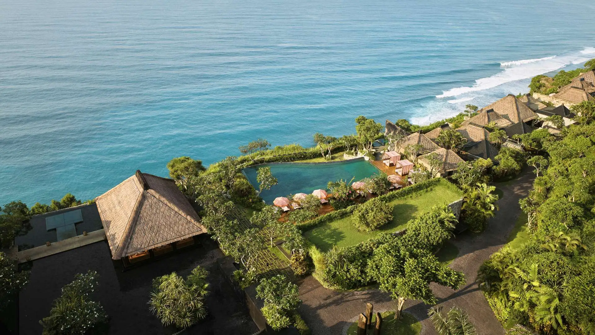 Bvlgari Resort Bali on the cliffs of Uluwatu