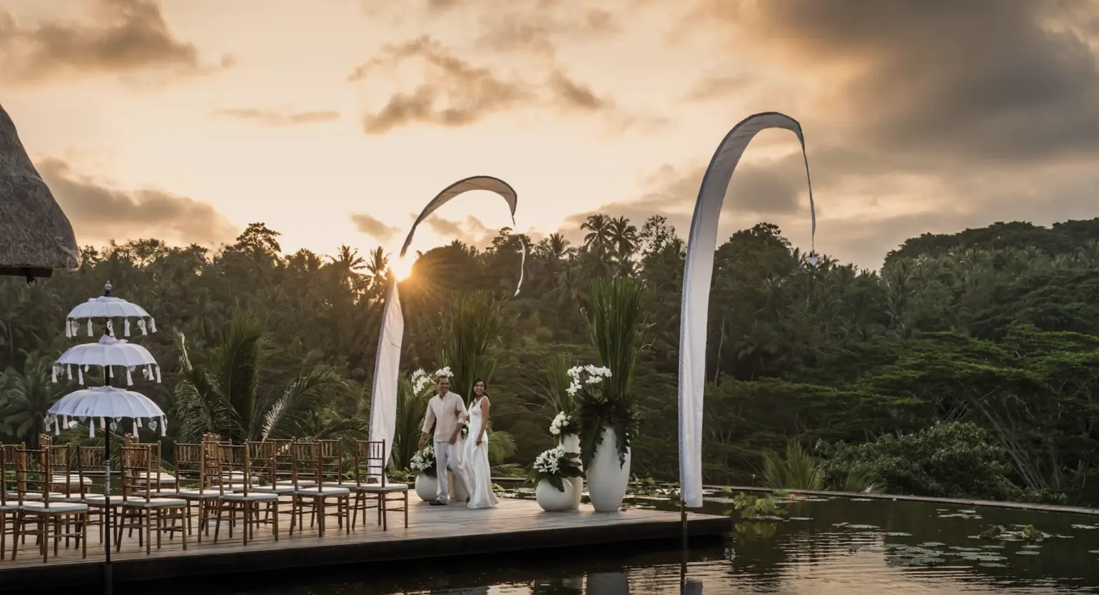 Four Seasons Sayan Ubud jungle wedding Bali