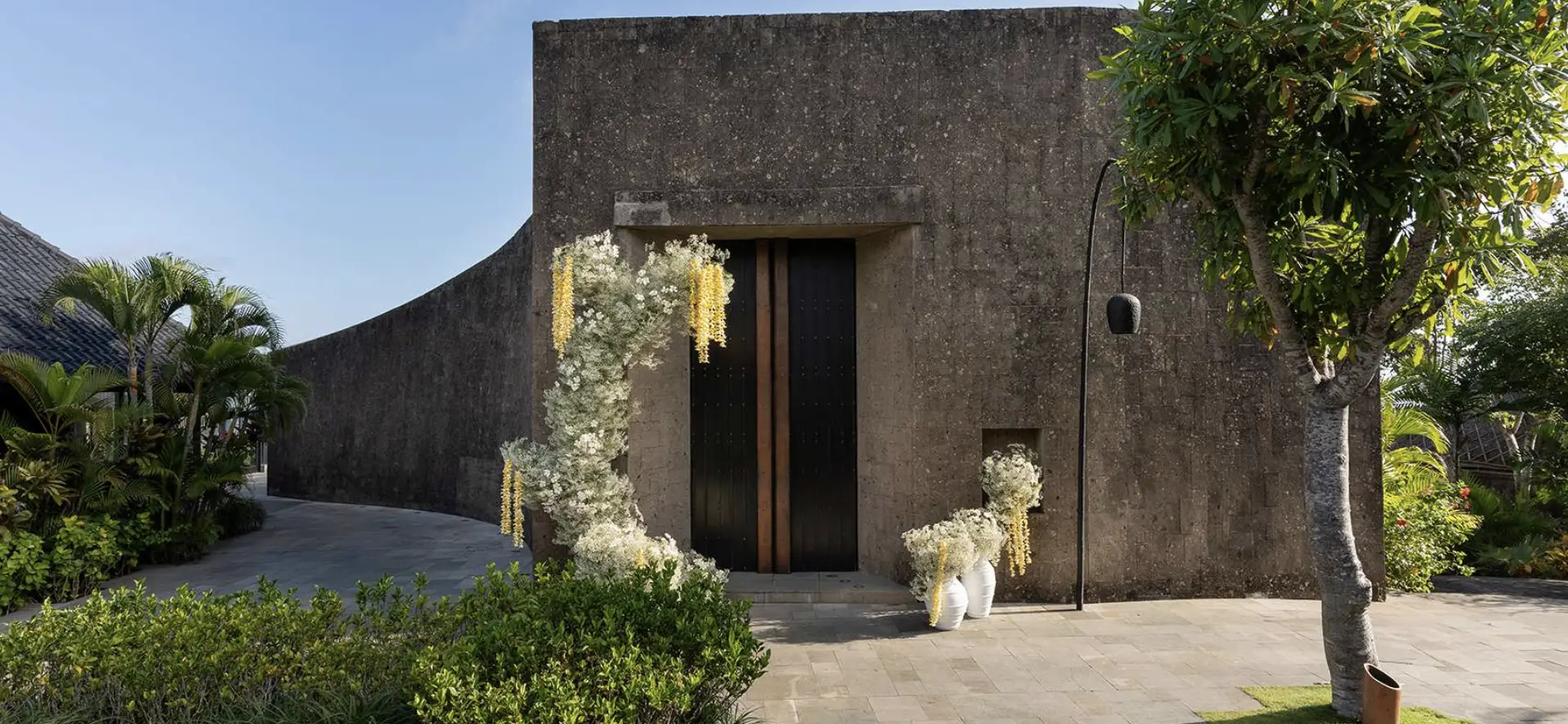 Bulgari Resort Bali wedding chapel overlooking the ocean