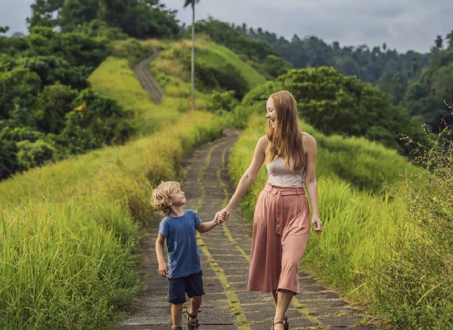 Campuhan Ridge Walk sunrise in Ubud Bali