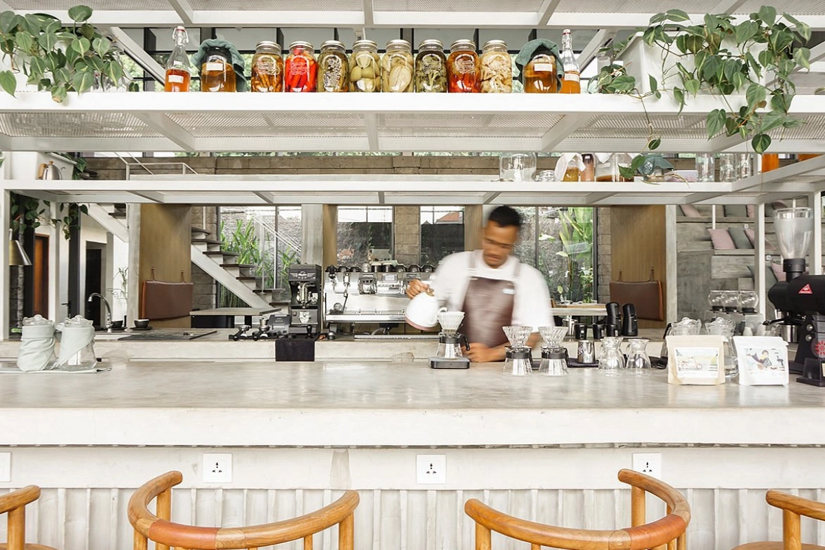 FLOCK Bali coffee and breakfast in Ubud