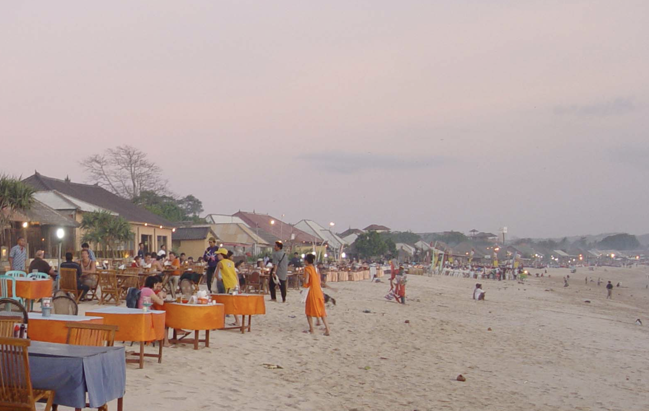 Jimbaran Bay sunset and seafood dining Bali