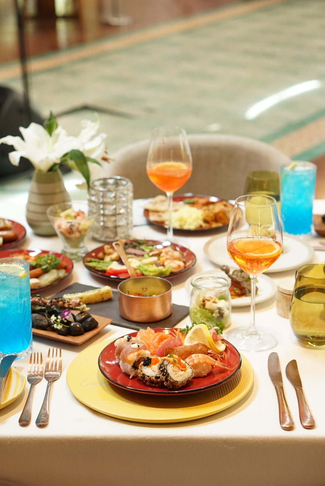 Cucina Sofitel Bali brunch buffet and beachside dining