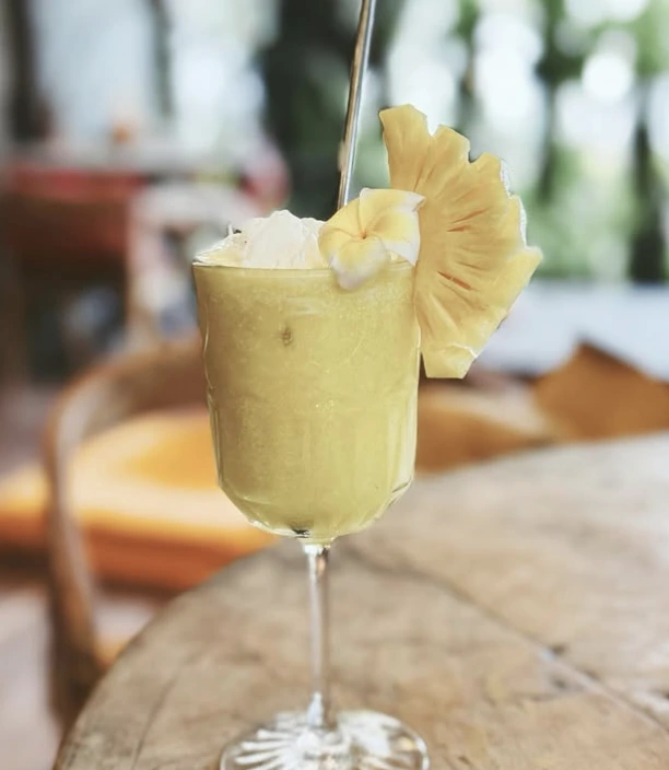 Yellow Flower Cafe Ubud hidden cafe greenery Bali