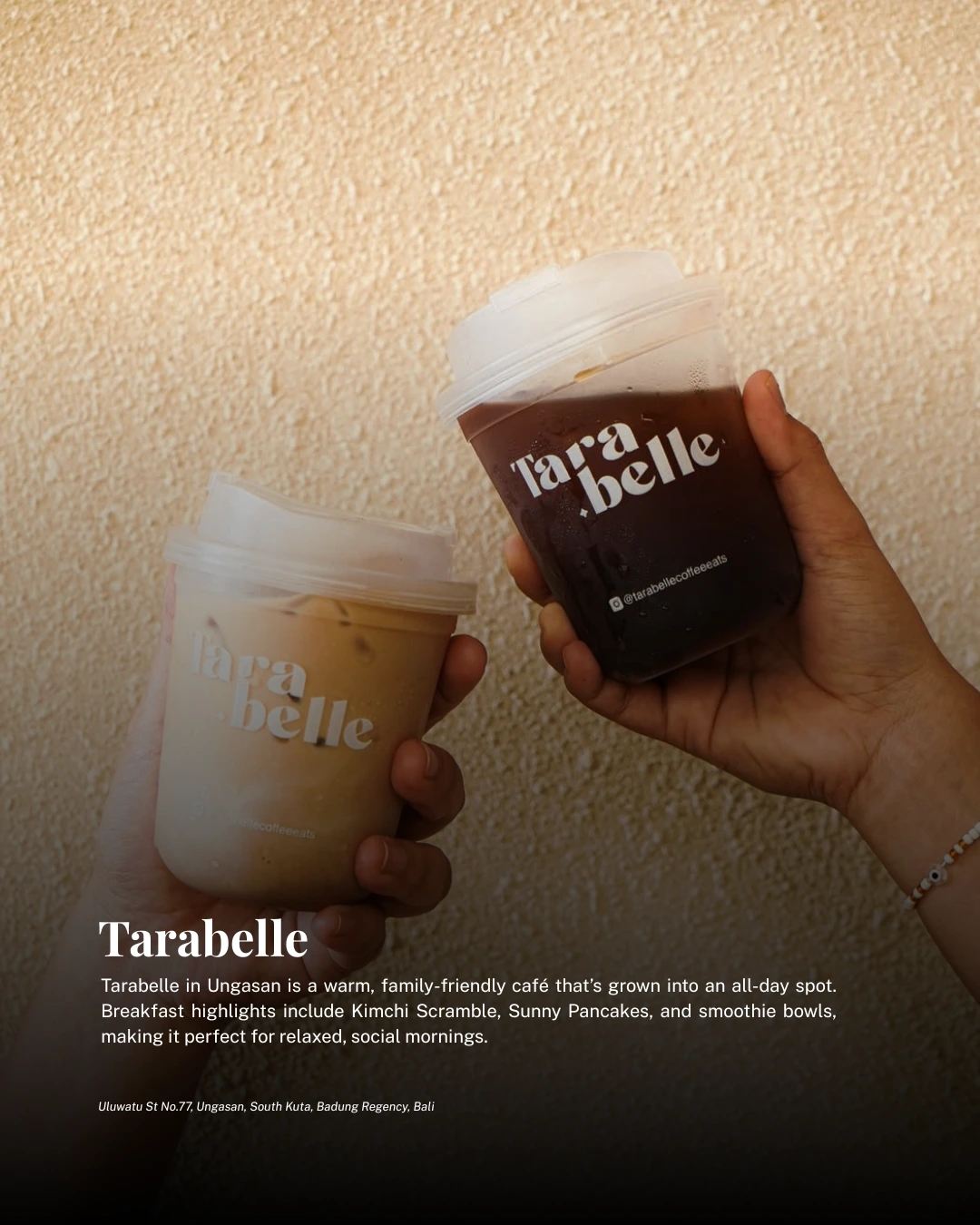 Tarabelle Ungasan pancake and smoothie bowl Bali
