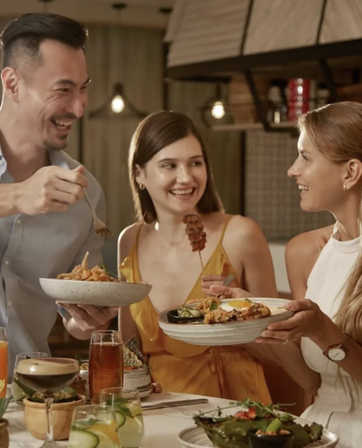 Sheraton Bali Kuta Resort breakfast buffet ocean view